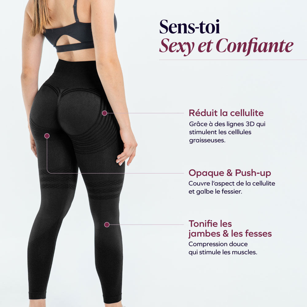Legging 3D tissu doux et respirant